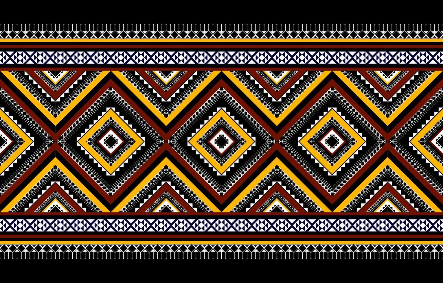 patrón étnico geométrico tribal tradicional. diseño para fondo, ilustración, papel tapiz, tela, textura, batik, alfombra, ropa, bordado vector