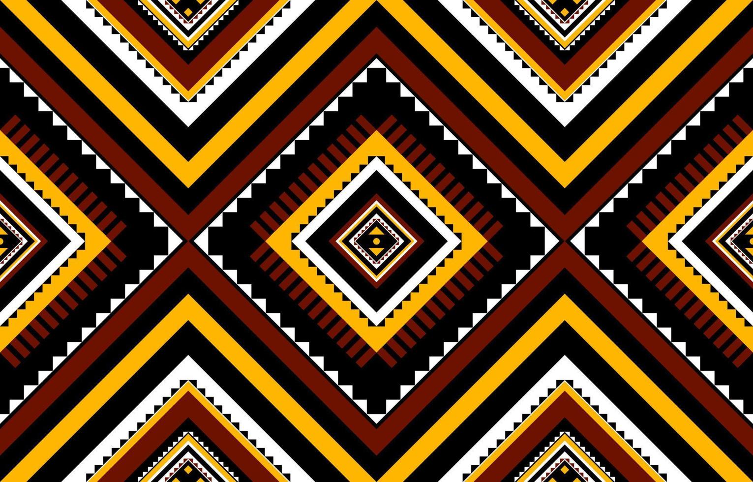 patrón geométrico étnico sin costuras. estilo tribal diseño para fondo, ilustración, textura, tela, papel tapiz, ropa, alfombra, batik, bordado vector