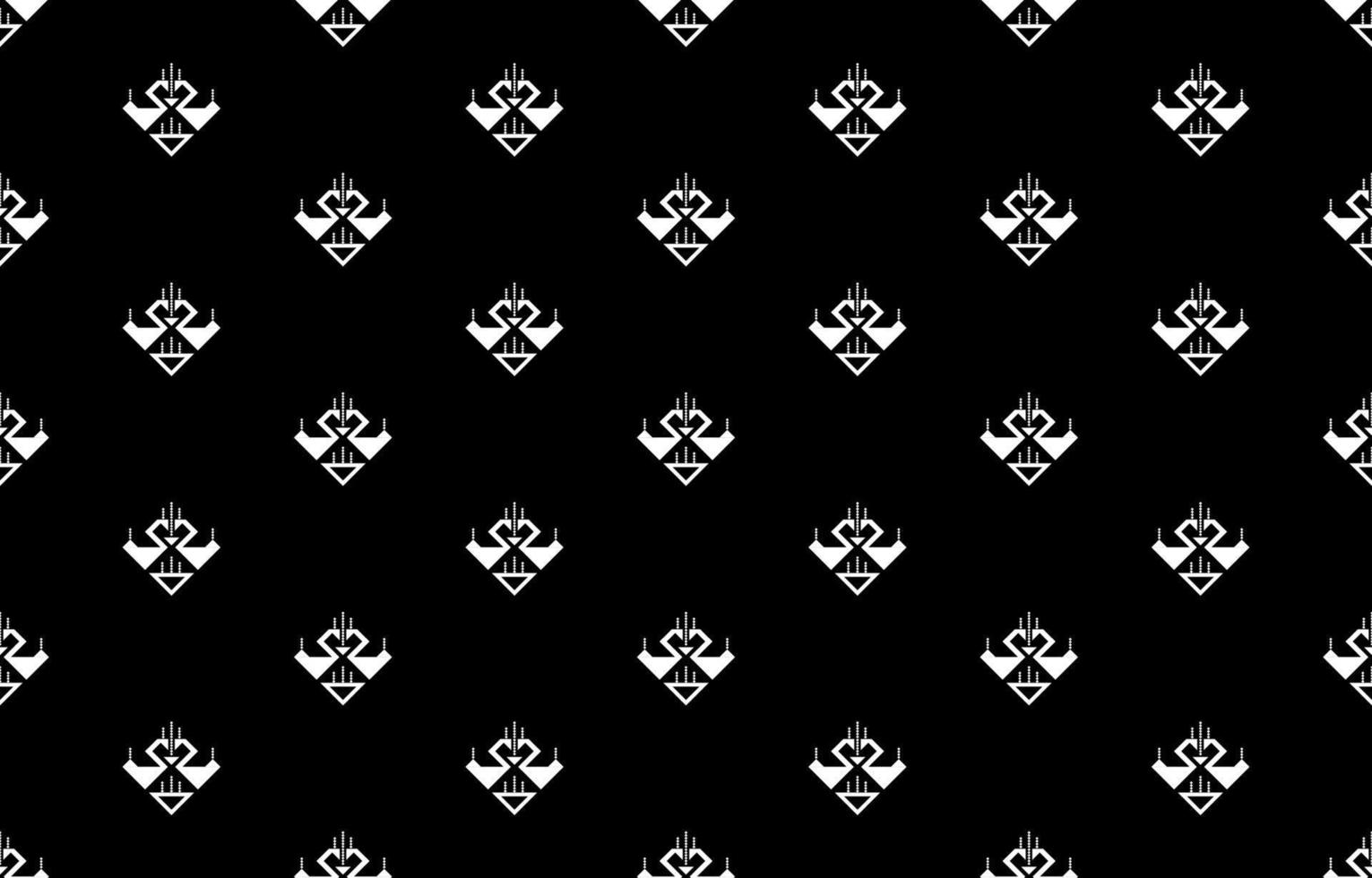 Geometric ethnic seamless pattern traditional design for background, illustration, wallpaper, fabric, clothing, batik, carpet, wrapping, embroidery vector