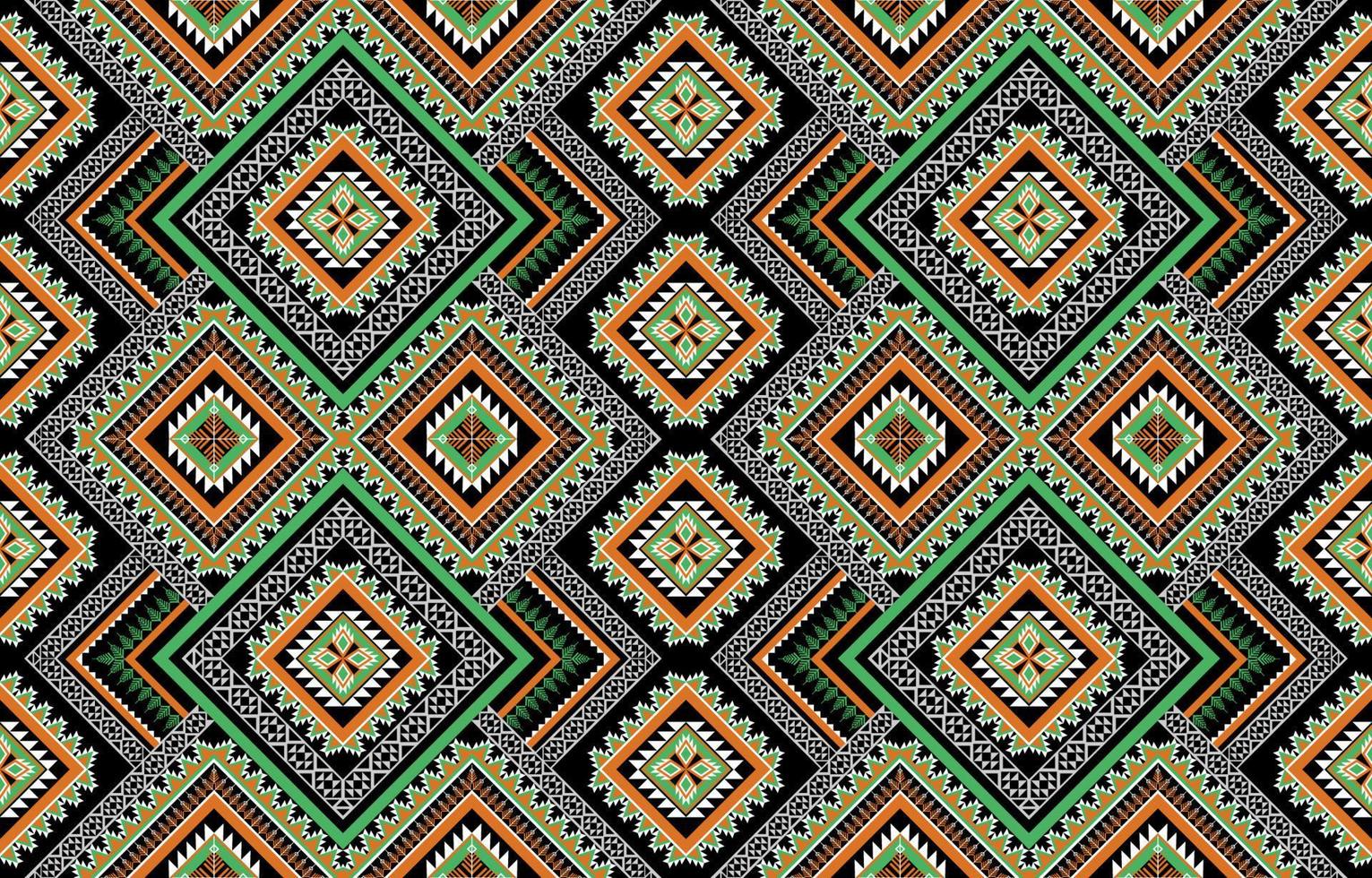 Ethnic seamless pattern. Flower decoration. Traditional tribal style. Design for background,illustration,texture,fabric,wallpaper,clothing,carpet,embroidery. vector