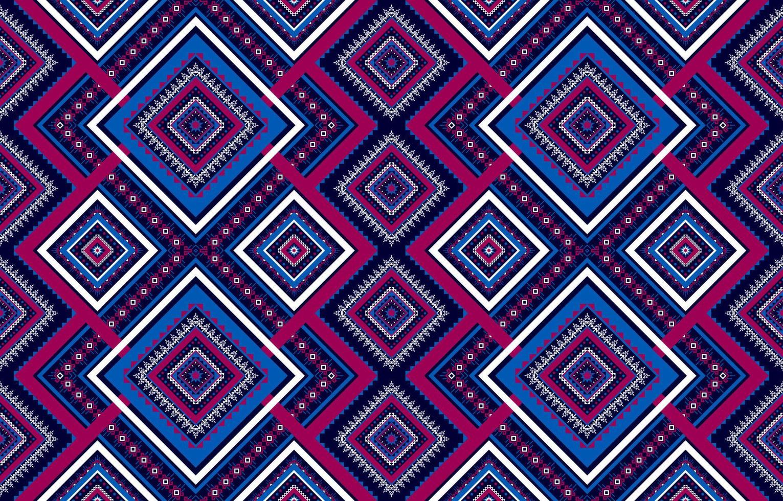 Geometric ethnic seamless pattern. Traditional tribal style. Design for background,illustration,texture,fabric,wallpaper,clothing,carpet,batik,embroidery vector