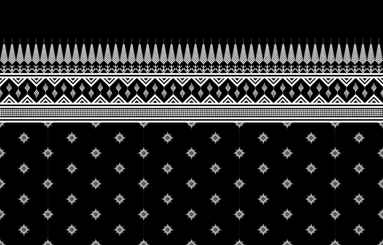 diseño tradicional de patrón étnico geométrico para fondo, alfombra, papel pintado, ropa, envoltura, batik, tela, sarong, ilustración, bordado, estilo. vector