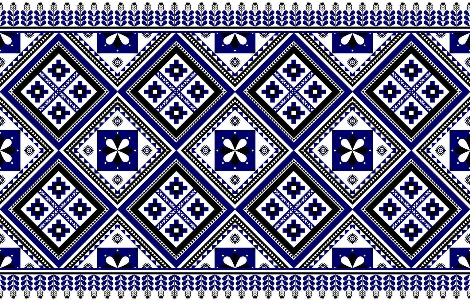 Ethnic seamless pattern. Colorful decorative flower. Native traditional. design for background,wallpaper,texture,fabric,batik,cappet,clothing,sarong,embroidery vector