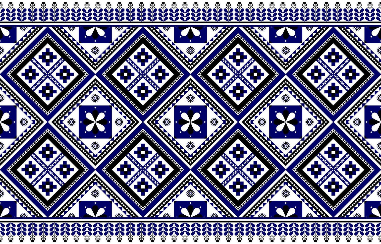 patrón étnico sin fisuras. flor decorativa colorida. nativo tradicional. diseño para fondo, papel tapiz, textura, tela, batik, cappet, ropa, sarong, bordado vector