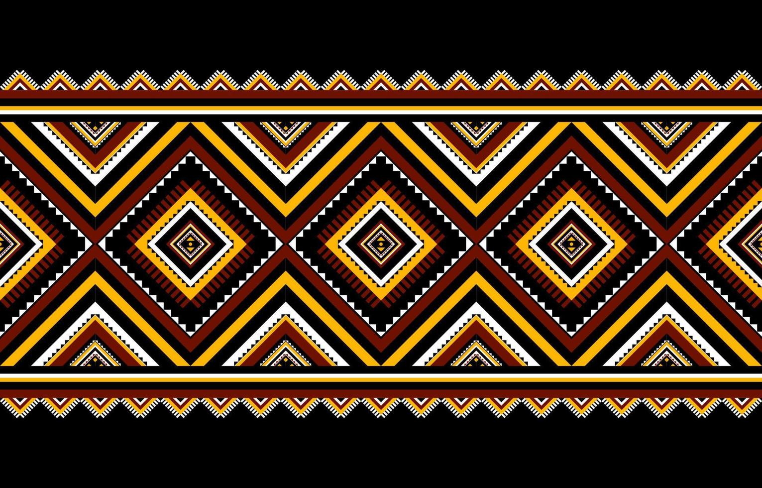 Geometric ethnic seamless pattern. Tribal style. Design for background,illustration,texture,fabric,wallpaper,clothing,carpet,batik,embroidery vector