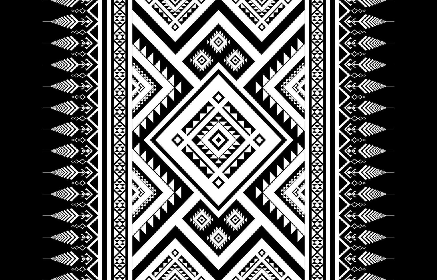 Geometric ethnic seamless pattern. Traditional tribal style. Design for background,illustration,texture,fabric,wallpaper,clothing,carpet,batik,embroidery vector