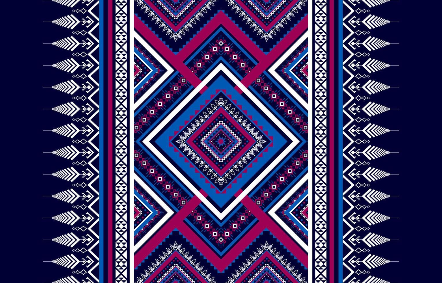 patrón geométrico étnico sin costuras. estilo tribal tradicional. diseño para fondo, ilustración, textura, tela, papel tapiz, ropa, alfombra, batik, bordado vector