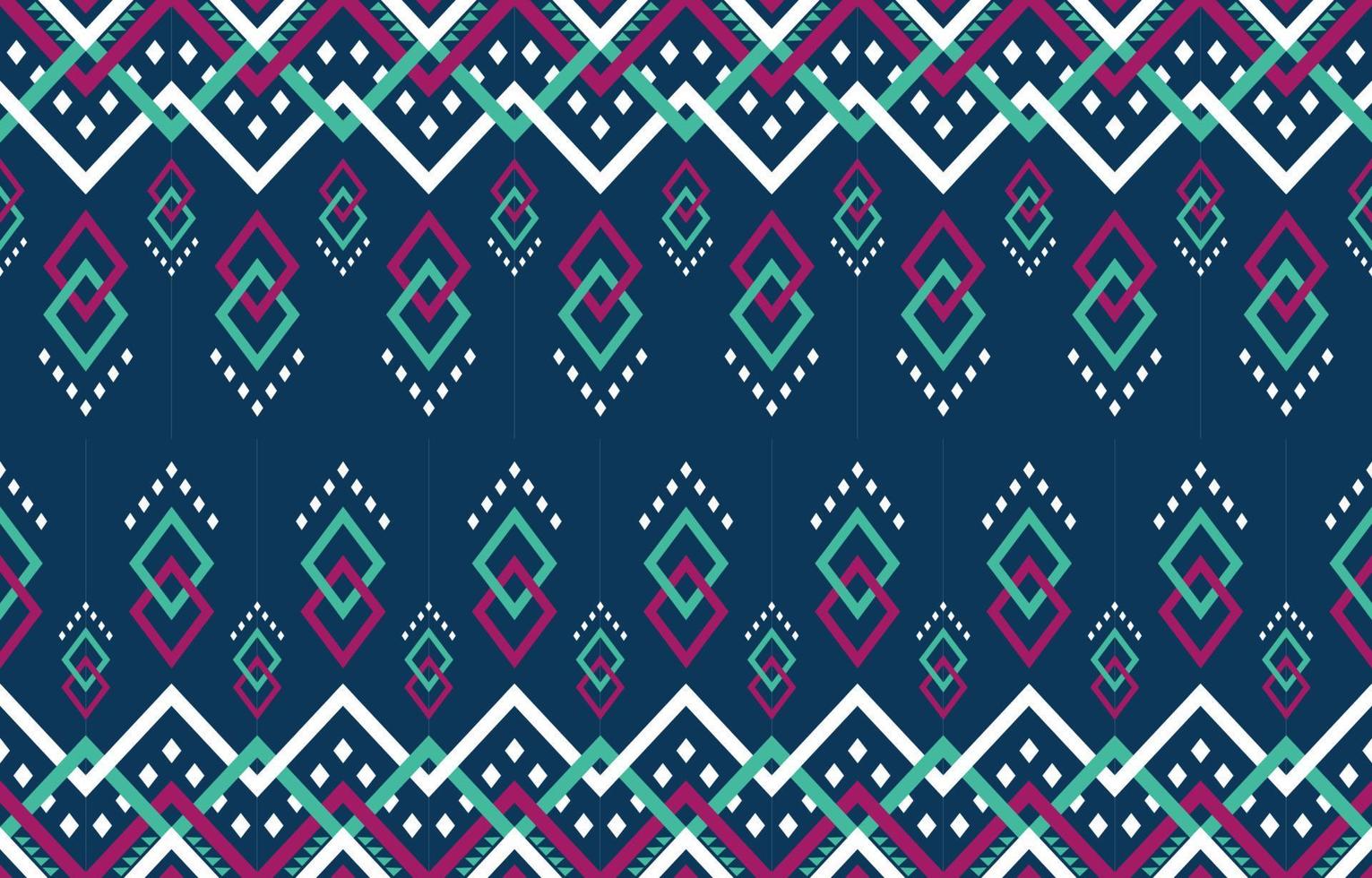 Geometric ethnic seamless pattern. Traditional tribal style. Design for background,illustration,texture,fabric,wallpaper,carpet,clothing,embroidery. vector