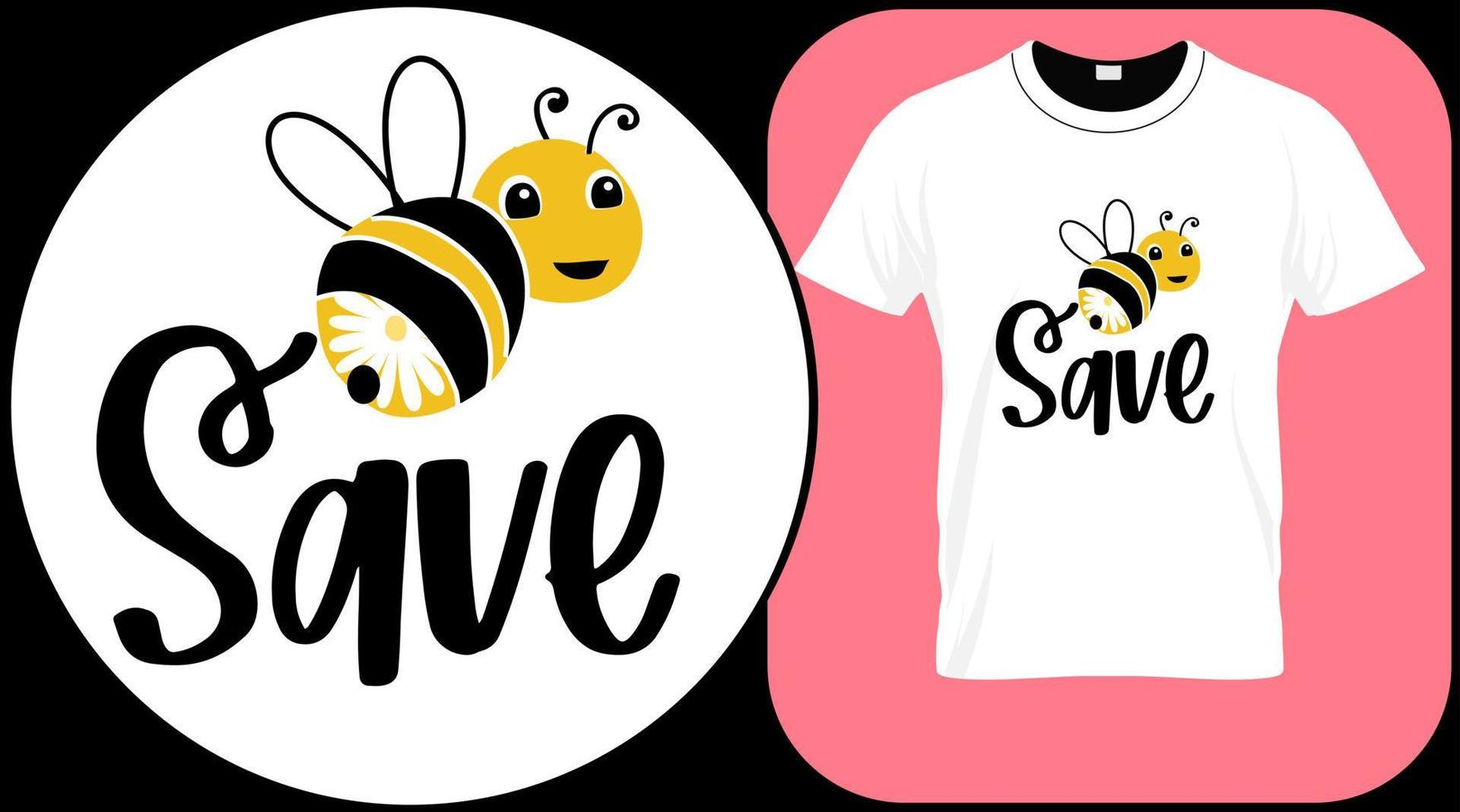 Funny bee quote isolated on white background. Honey bee hand drawn lettering. Sweet honey love summer quote saying. Typography vector print illustration for t shirt, greeting card, poster.