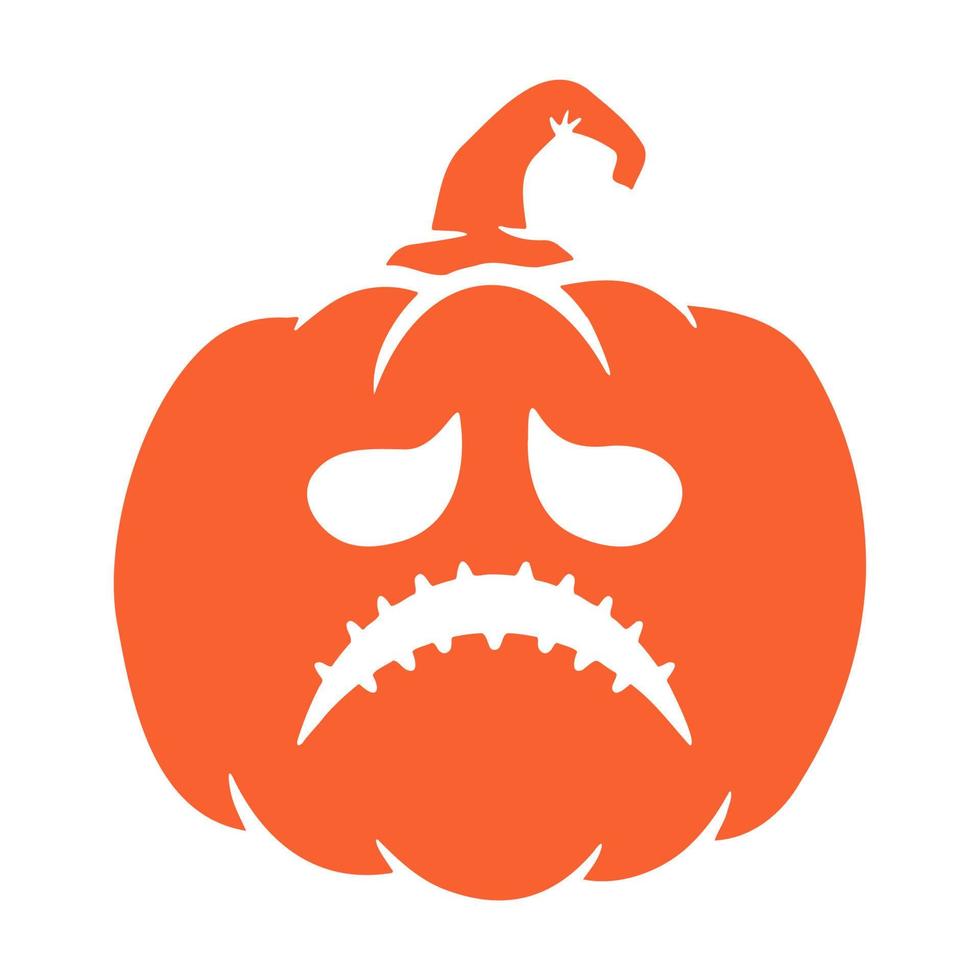 halloween pumpkins Jack O Lanterns faces. pumpkin icon. Scary Halloween pumpkin. vector