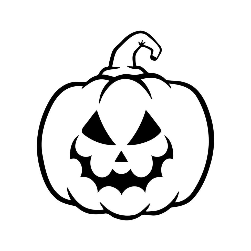 halloween pumpkins Jack O Lanterns faces. pumpkin icon. Scary Halloween pumpkin. vector