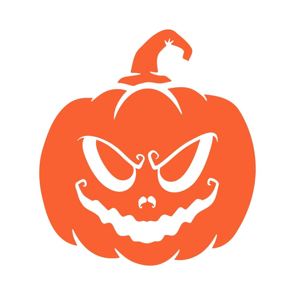 halloween pumpkins Jack O Lanterns faces. pumpkin icon. Scary Halloween pumpkin. vector