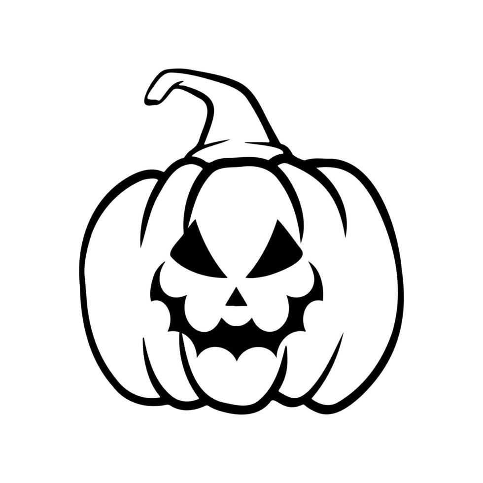 halloween pumpkins Jack O Lanterns faces. pumpkin icon. Scary Halloween pumpkin. vector