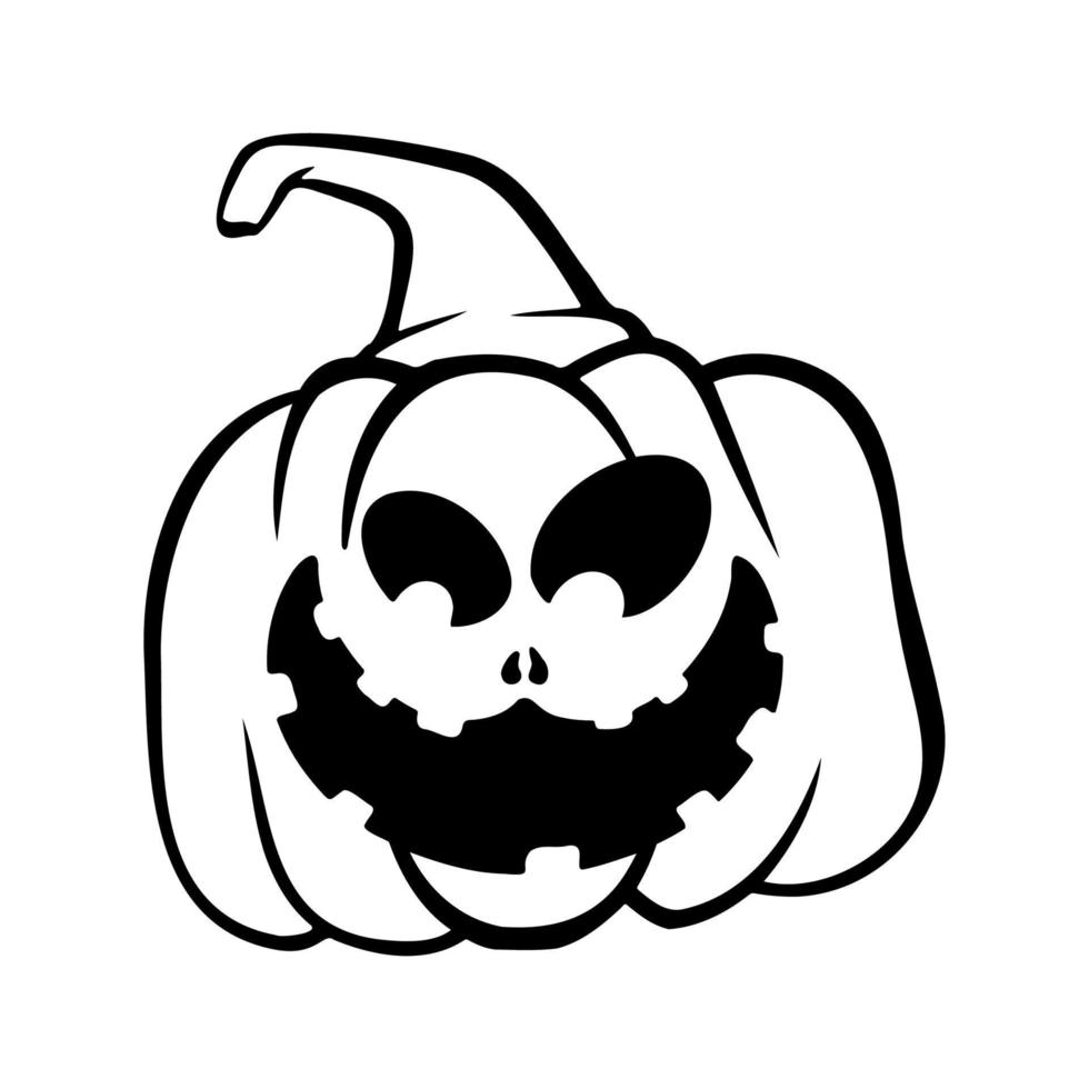 halloween pumpkins Jack O Lanterns faces. pumpkin icon. Scary Halloween pumpkin. vector