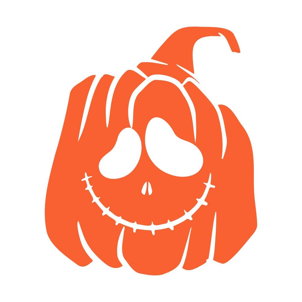 halloween pumpkins Jack O Lanterns faces. pumpkin icon. Scary Halloween pumpkin. vector