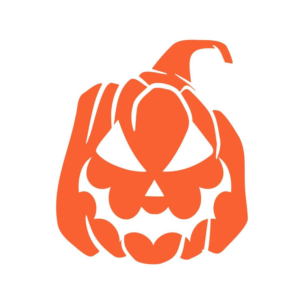 halloween pumpkins Jack O Lanterns faces. pumpkin icon. Scary Halloween pumpkin. vector