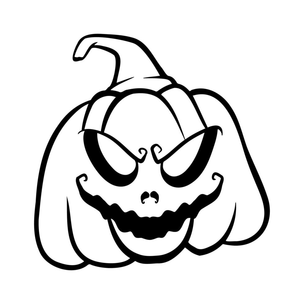 halloween pumpkins Jack O Lanterns faces. pumpkin icon. Scary Halloween pumpkin. vector