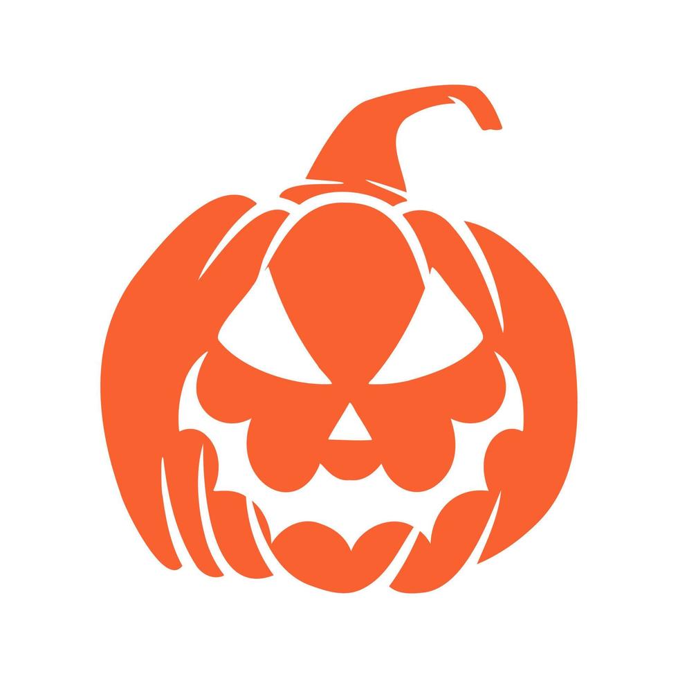 halloween pumpkins Jack O Lanterns faces. pumpkin icon. Scary Halloween pumpkin. vector