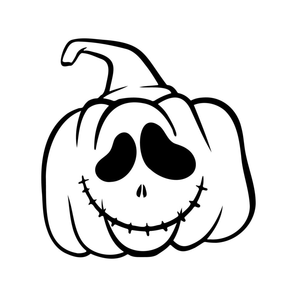 calabazas de halloween jack o caras de linternas. icono de calabaza. calabaza de halloween de miedo. vector