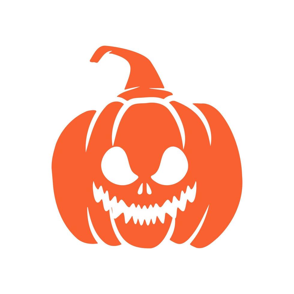 calabazas de halloween jack o caras de linternas. icono de calabaza. calabaza de halloween de miedo. vector