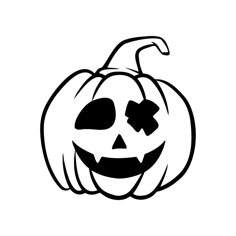 halloween pumpkins Jack O Lanterns faces. pumpkin icon. Scary Halloween pumpkin. vector