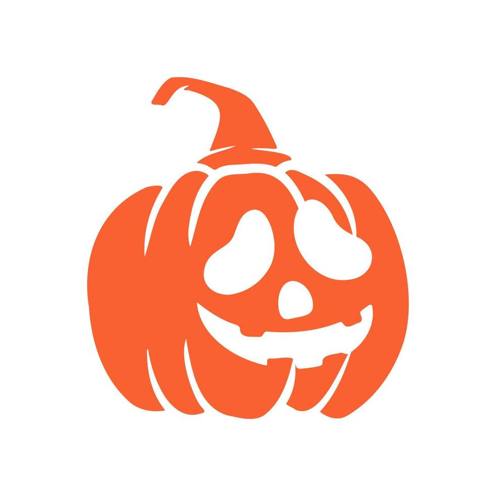 calabazas de halloween jack o caras de linternas. icono de calabaza. calabaza de halloween de miedo. vector