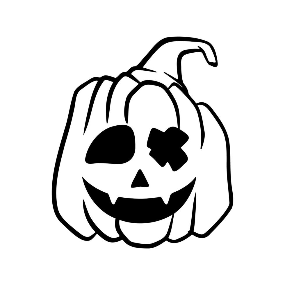 halloween pumpkins Jack O Lanterns faces. pumpkin icon. Scary Halloween pumpkin. vector