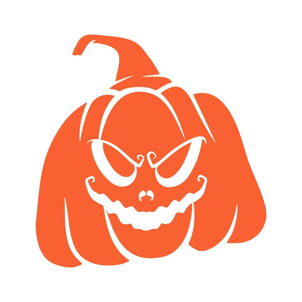 calabazas de halloween jack o caras de linternas. icono de calabaza. calabaza de halloween de miedo. vector