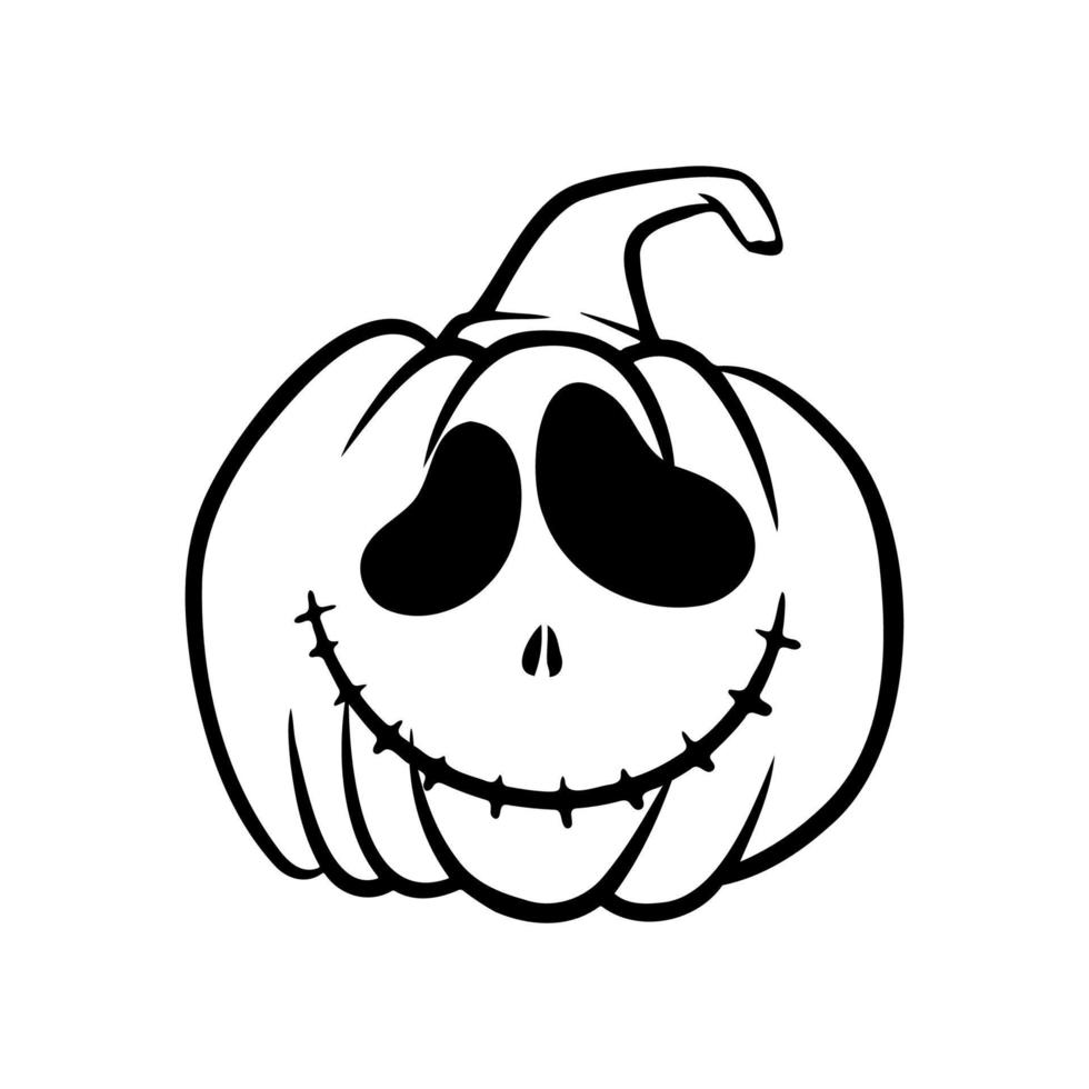 calabazas de halloween jack o caras de linternas. icono de calabaza. calabaza de halloween de miedo. vector