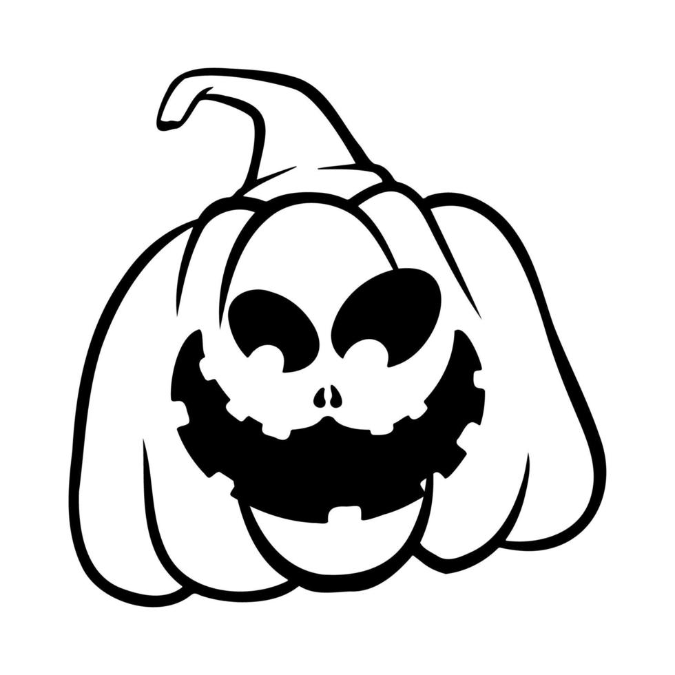 halloween pumpkins Jack O Lanterns faces. pumpkin icon. Scary Halloween pumpkin. vector