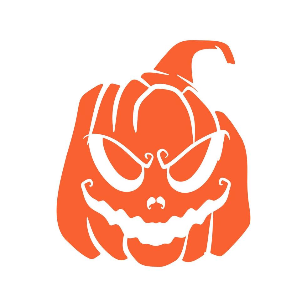 halloween pumpkins Jack O Lanterns faces. pumpkin icon. Scary Halloween pumpkin. vector