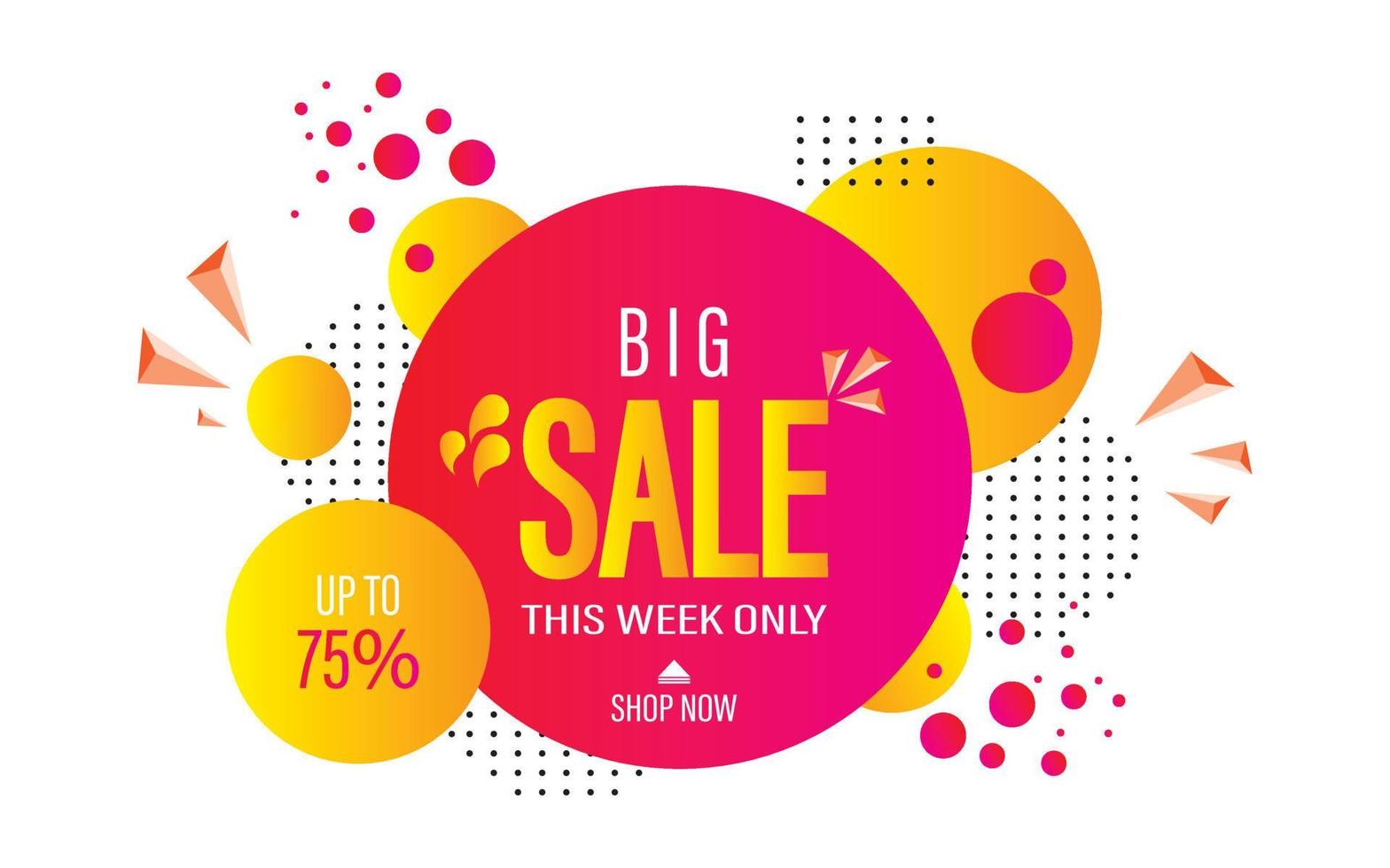 Sale banner template design  Super Sale end of season special offer banner. vector