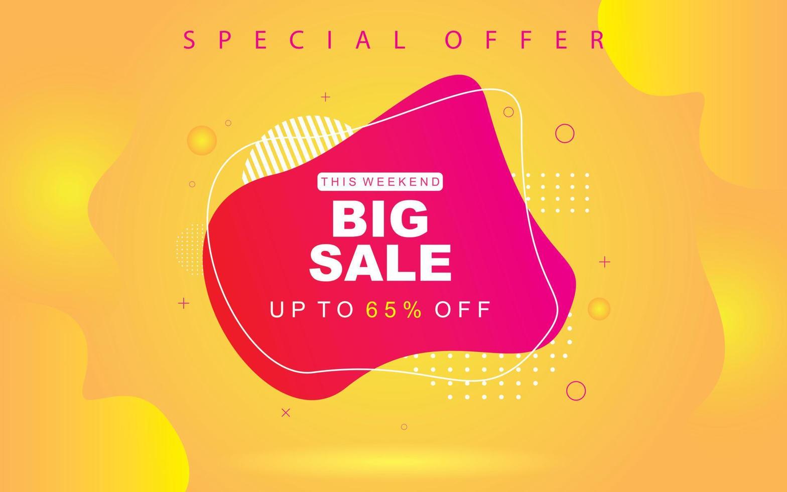 Sale banner template design  Super Sale end of season special offer banner. vector