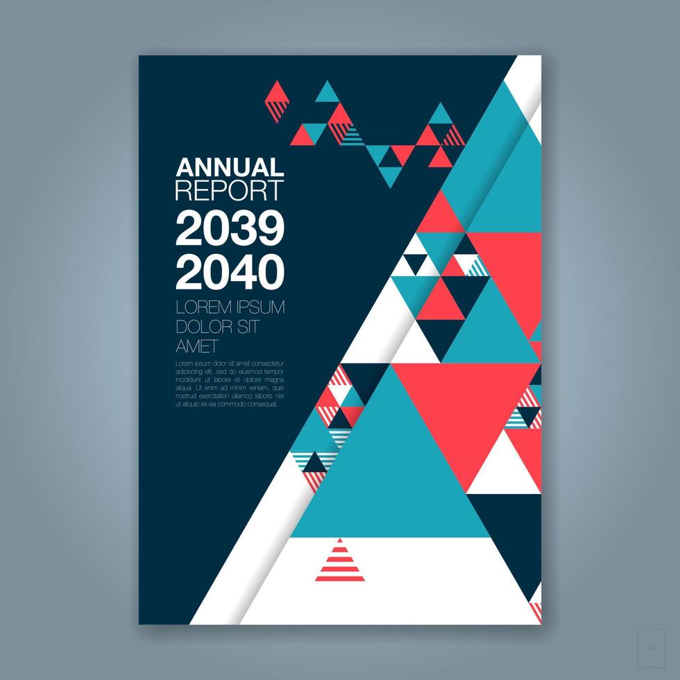 minimal geometric shapes design background for business annual report book cover brochure flyer poster vector