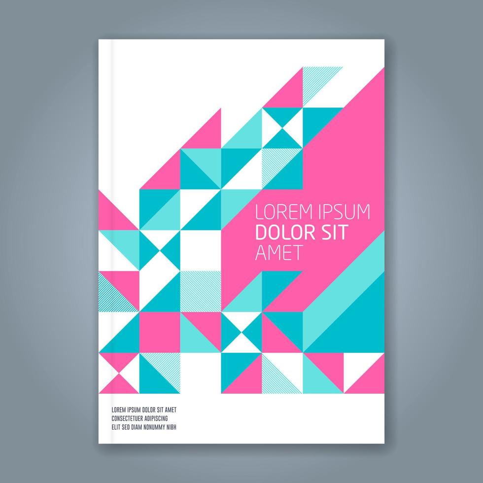 minimal geometric shapes design background for business annual report book cover brochure flyer poster vector