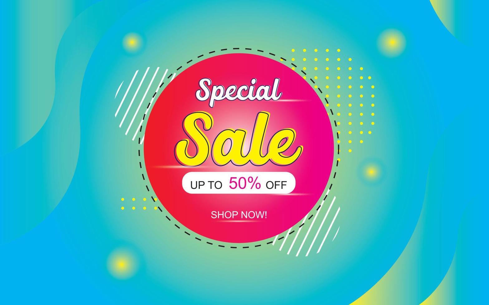 Sale banner template design  Super Sale end of season special offer banner. vector