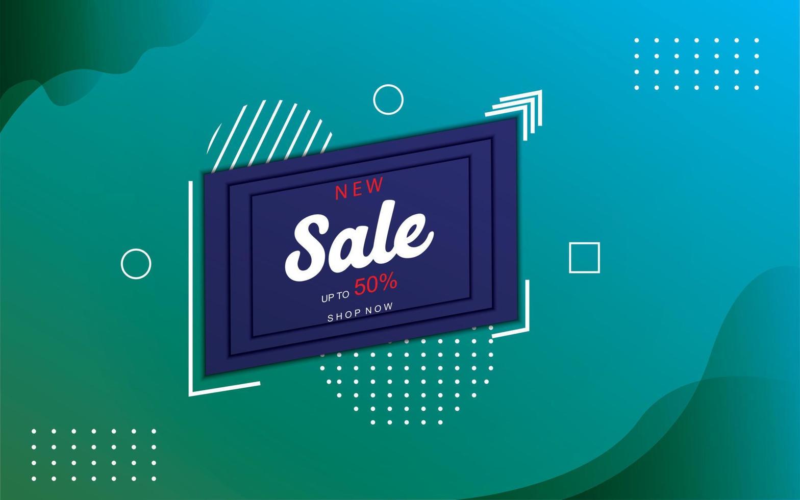 Sale banner template design, Super Sale end of season special offer banner. vector