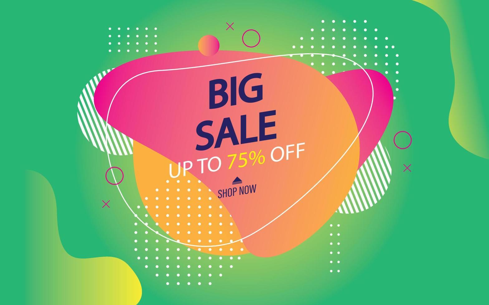 Sale banner template design  Super Sale end of season special offer banner. vector