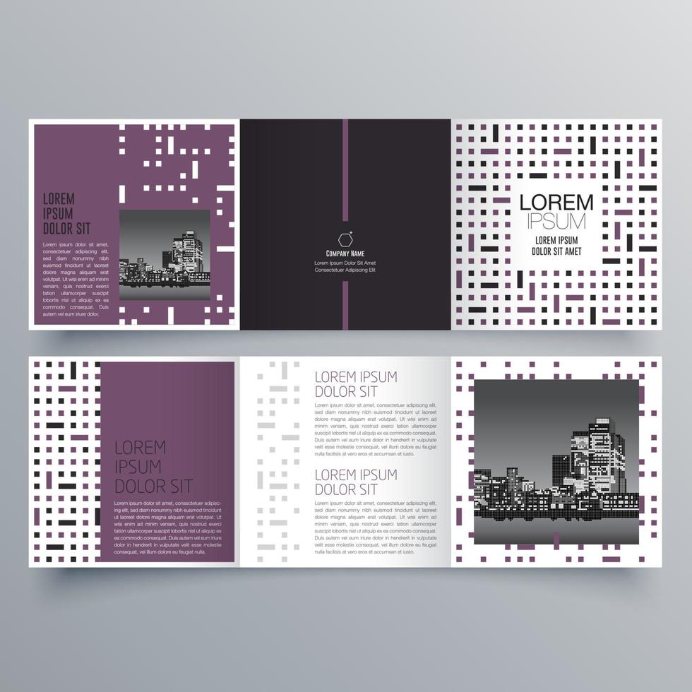 Brochure design 482 vector