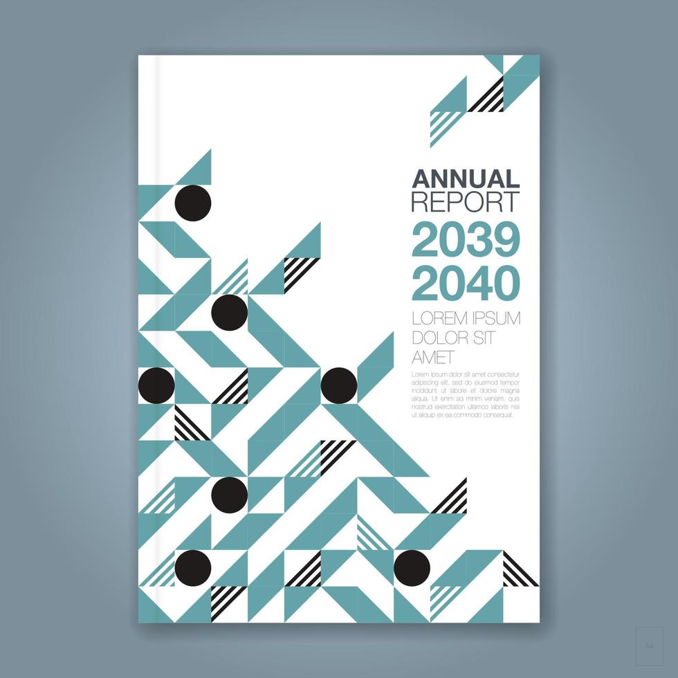 minimal geometric shapes design background for business annual report book cover brochure flyer poster vector