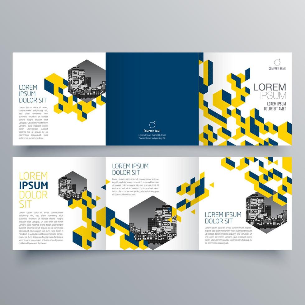 Brochure design 497 vector