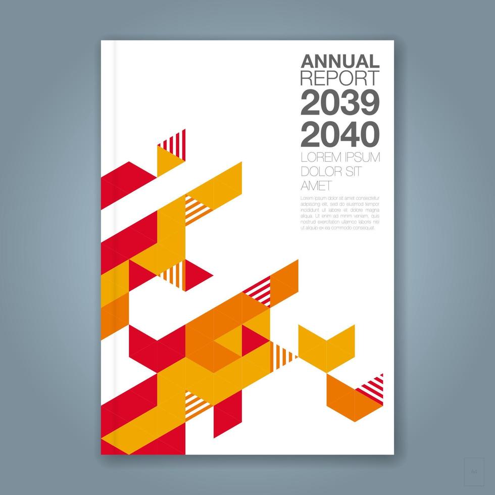 minimal geometric shapes design background for business annual report book cover brochure flyer poster vector