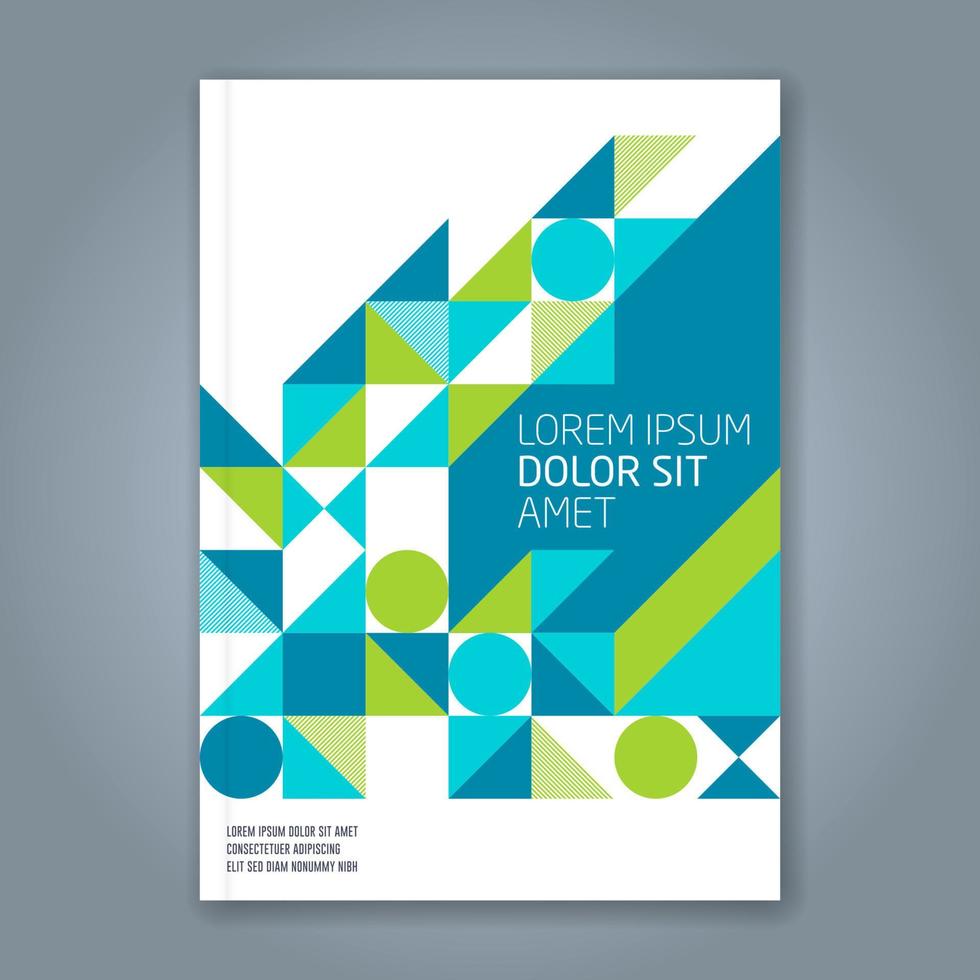 minimal geometric shapes design background for business annual report book cover brochure flyer poster vector