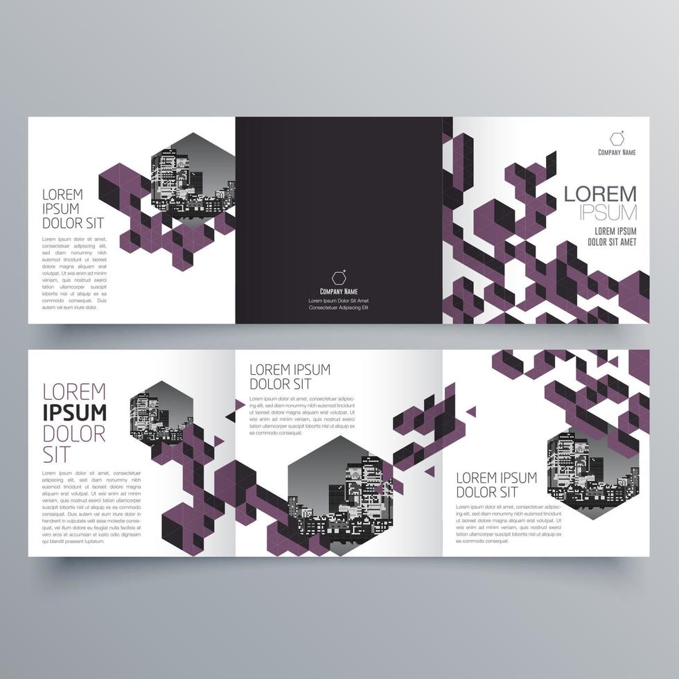 Brochure design 510 vector