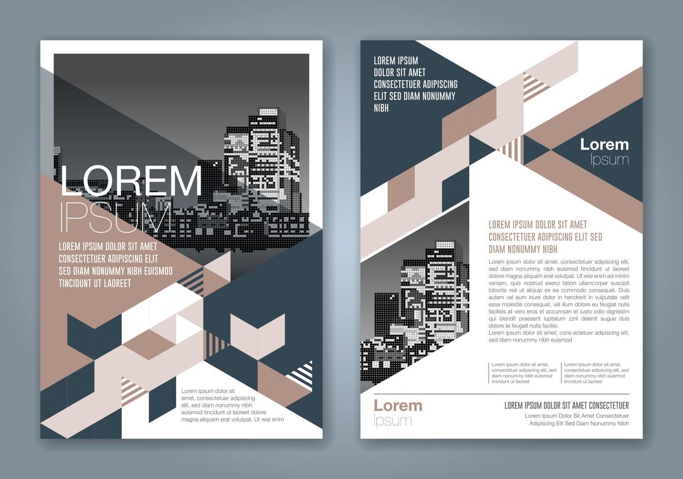 minimal geometric shapes design background for business annual report book cover brochure flyer poster vector