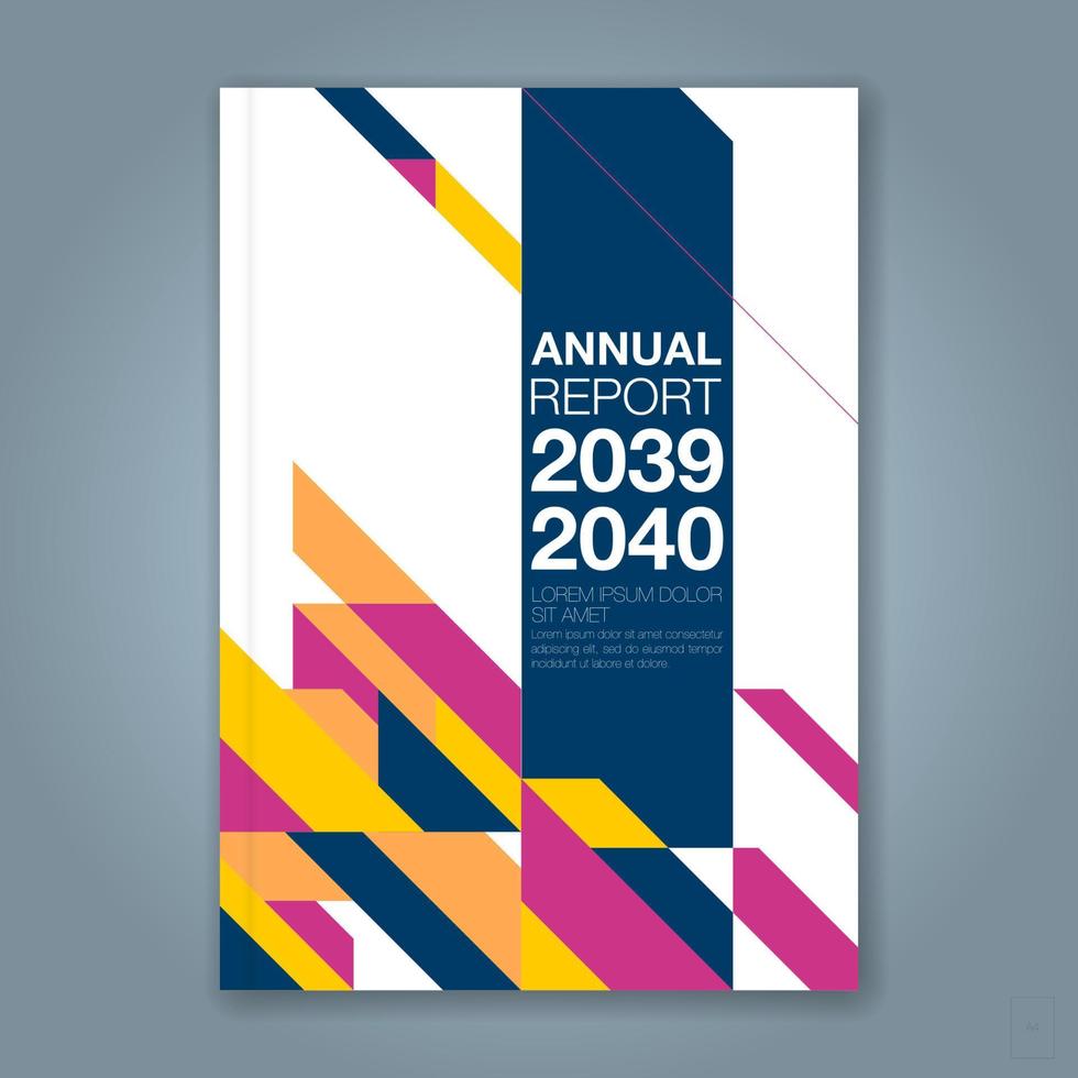 minimal geometric shapes design background for business annual report book cover brochure flyer poster vector