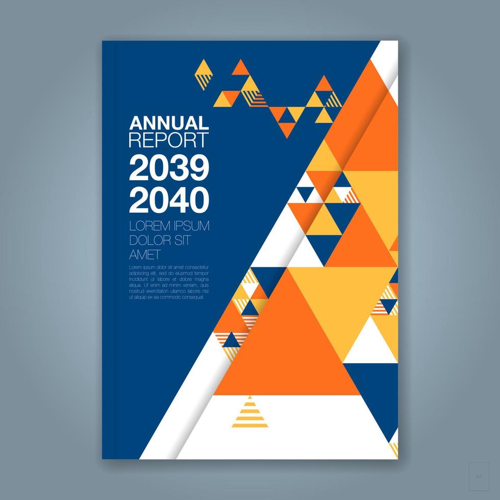 minimal geometric shapes design background for business annual report book cover brochure flyer poster vector