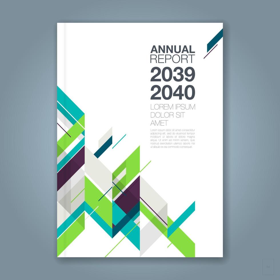 fondo de diseño de formas geométricas mínimas para informe anual de negocios portada de libro folleto folleto cartel vector