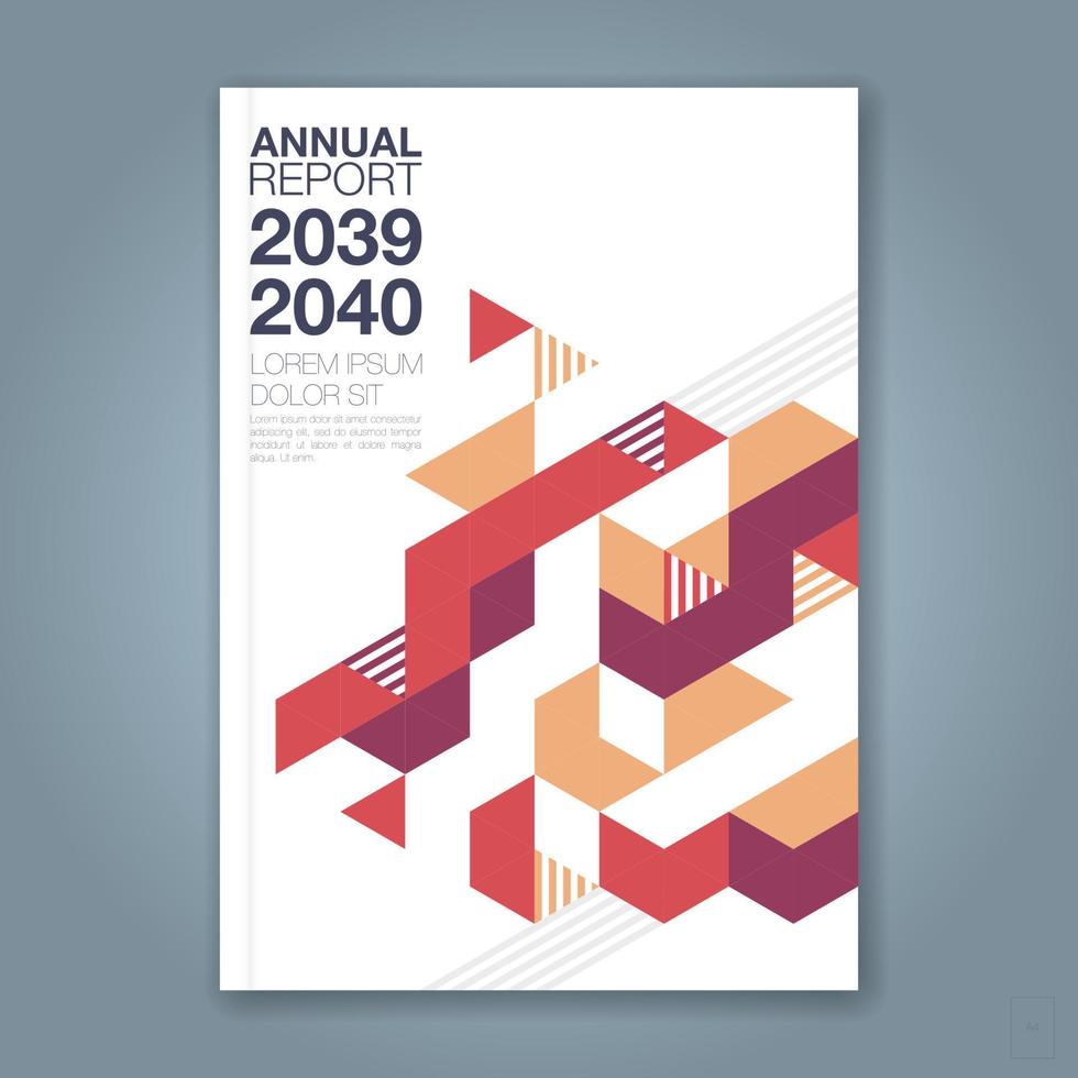 minimal geometric shapes design background for business annual report book cover brochure flyer poster vector