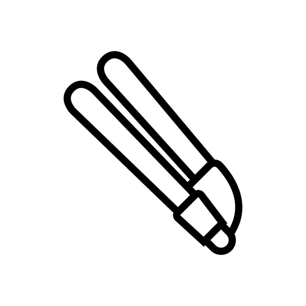 manual garlic press for kitchen icon vector outline illustration